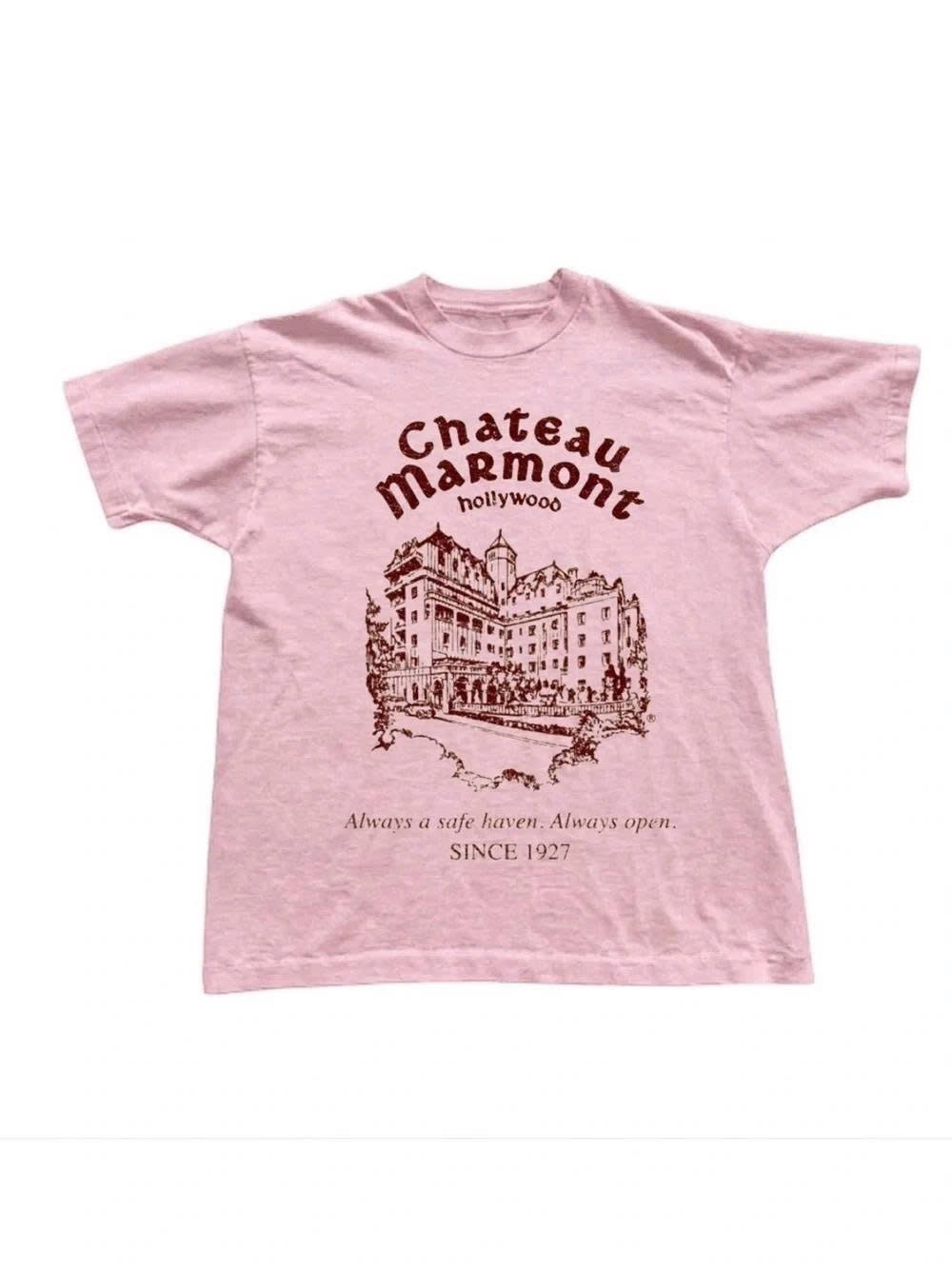 Pink Chateau Marmont Graphic Tee